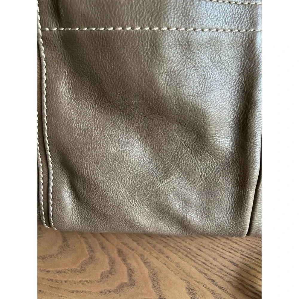 Frye & Co Sellina Artisan Satchel Stone Leather NWT